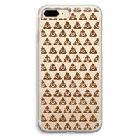 Poop emoji: iPhone 7 Plus Transparant Hoesje