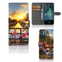 Nokia G11 | G21 Flip Cover Amsterdamse Grachten