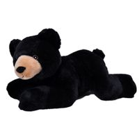 Pluche knuffel dieren Eco-kins zwarte beer van 30 cm   - - thumbnail