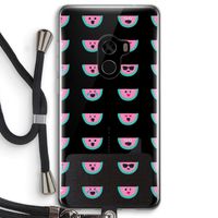 Smiley watermeloenprint: Xiaomi Mi Mix 2 Transparant Hoesje met koord