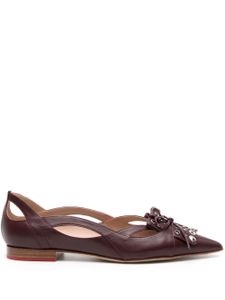 Scarosso ballerines Cherry en cuir - Violet