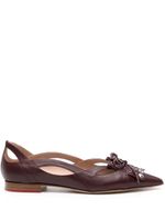 Scarosso ballerines Cherry en cuir - Violet - thumbnail