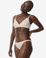 HEMA Damesstring Micro Creme (creme)