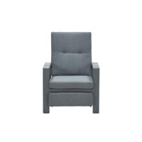 Captain Relax Fauteuil Carbon Black Mystic Grey Garden Impressions - Garden impressions