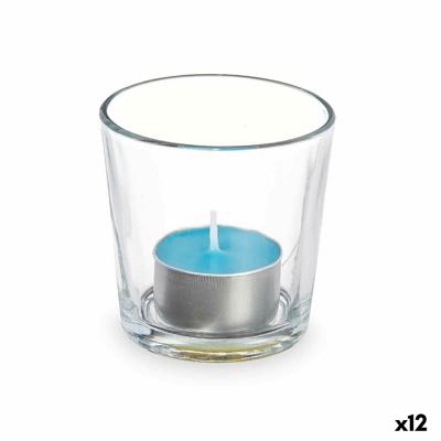 Geurkaars 7 x 7 x 7 cm (12 Stuks) Glas Oceaan