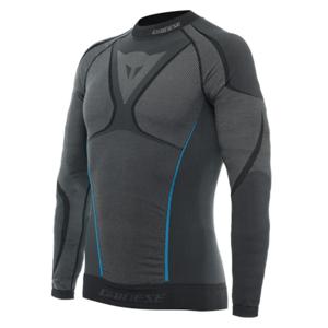 DAINESE Dry LS, Thermoshirt voor op de moto, Zwart-Blauw