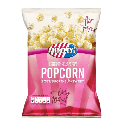 Jimmy's popcorn zoet mini bag (21x 27gr)
