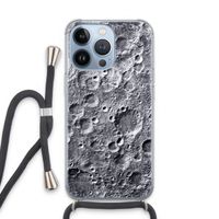Maanlandschap: iPhone 13 Pro Transparant Hoesje met koord
