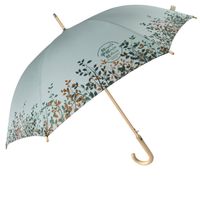 Perletti Paraplu Dames 61 Cm Polyester/hout Blauw 2-delig - thumbnail