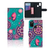 Samsung Galaxy M21 | M30s Hoesje Cirkels en Vlinders Samsung Galaxy M21 | M30s Hoesje Cirkels en Vlinders