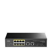 Cudy GS1010PS2 netwerk-switch Unmanaged Gigabit Ethernet (10/100/1000) Power over Ethernet (PoE) Zwart