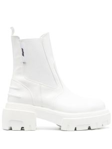 MSGM bottines à empiècements élastiqués - Blanc