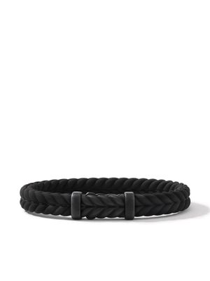 David Yurman bracelet Chevron à design tressé - Noir