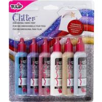 Tulip • 3d textielverf 37ml glitter 6st.