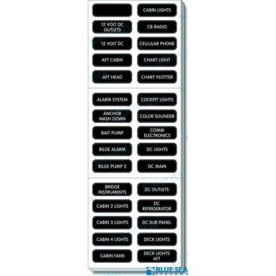 BS8039 - DC 120P ETIKETTENSET
