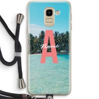 Pacific Dream: Samsung Galaxy J6 (2018) Transparant Hoesje met koord