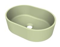 Arcqua Case Opbouw Waskom Ovaal 40x28 Mat Pastel Groen Arcqua
