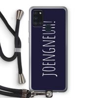 Joengneuh!: Samsung Galaxy A21s Transparant Hoesje met koord