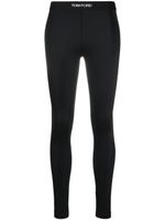 TOM FORD legging Logoed à taille logo - Noir