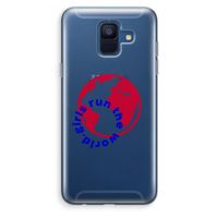 Run The World: Samsung Galaxy A6 (2018) Transparant Hoesje
