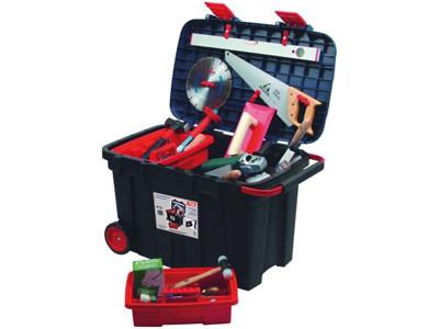 Tayg gereedschapskoffer op wieltjes 775 x 472 x 493 mm met inlegbak - Velleman