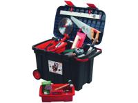 Tayg gereedschapskoffer op wieltjes 775 x 472 x 493 mm met inlegbak - Velleman