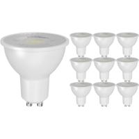 LED Spot - GU10 PAR16 - 10 Stuks - Brinton Advin - 7W 630lm 38D - 830 Warm Wit 3000K | Vervangt 70W