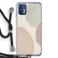 Geo #8: Motorola Moto G9 Plus Transparant Hoesje met koord