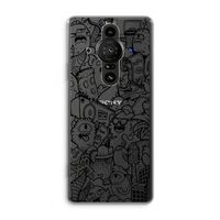 Vexx Black City : Sony Xperia Pro-I Transparant Hoesje Vexx Black City : Sony Xperia Pro-I Transparant Hoesje