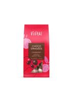 Vivani Choco dragees cranberry bio