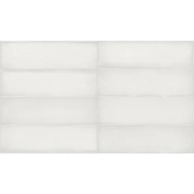 Wandtegel Estudio Ghent Alpine White Glossy 6.9x24 cm Estudio