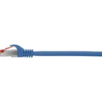 Renkforce RF-4979746 RJ45 Netwerkkabel, patchkabel CAT 6 S/FTP 1.00 m Blauw Snagless, Vergulde steekcontacten, Vlambestendig 1 stuk(s) - thumbnail