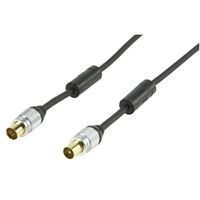 Extra hoge kwaliteit coax kabel M>F [diverse lengtes] - thumbnail