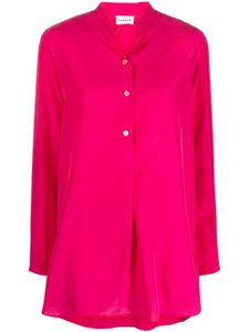 P.A.R.O.S.H. chemise-tunique en soie - Rose