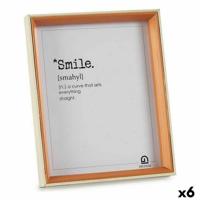 Fotolijsten 22 x 27 x 3 cm Kristal Bruin Wit Hout MDF (6 Stuks)