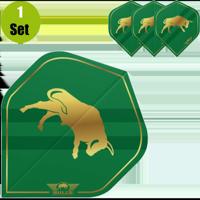 Bulls Bulls Retro Dartflights - Groen