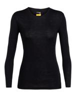 Icebreaker 175 Everyday LS Crewe Dames Thermoshirt Black L