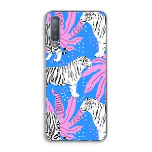 Tijger: Samsung Galaxy A7 (2018) Transparant Hoesje