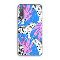 Tijger: Samsung Galaxy A7 (2018) Transparant Hoesje