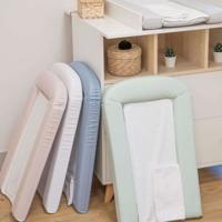 PVC veranderende mat met 2 verwijderbare sponzen/comfort 42x70 cm lila