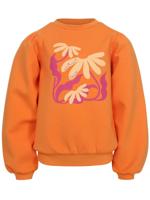 LOOXS Little winter sweater meisjes - oranje - sportief/scuba