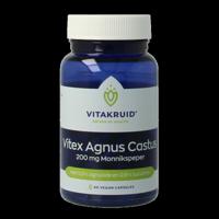 Vitakruid Vitex agnus castus 200mg monnikspeper 60 Vegetarische capsules