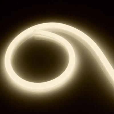 Flexibele neon led strip 6m / 6 meter (warm wit)