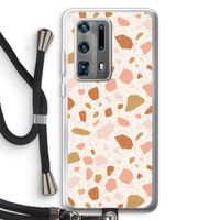 Terrazzo N°18: Huawei P40 Pro Plus Transparant Hoesje met koord