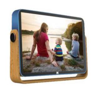 Kodak RWF-108 digitale fotolijst Blauw, Hout 25,4 cm (10") Touchscreen Wifi