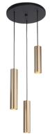 Highlight Ronde pendel hanglampPerugia mat goud - 3x GU10 - H5670.38