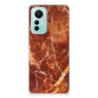 Xiaomi 12 Lite | TPU | Siliconen hoesje | Marmer Bruin
