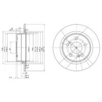 Delphi Diesel Remschijf BG2676 - thumbnail