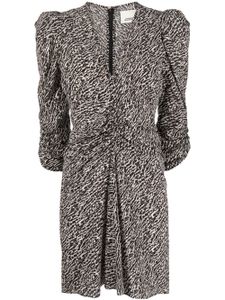 ISABEL MARANT robe Aliniza à col v - Noir