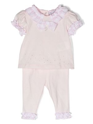 Patachou ensemble à volants - Rose